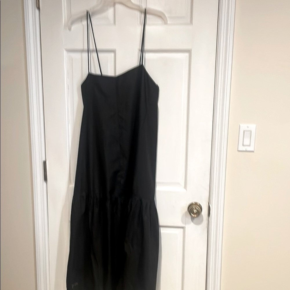 Elegant Black Spaghetti Strap Dress
